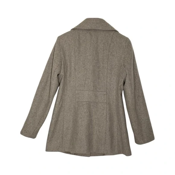 London Fog Women's Classic Gray Peacoat - Picture 2 of 9